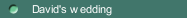 David's wedding